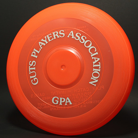 GPA—Wham-O 15 Mold—9th Style—Fire Orange—Matte Silver