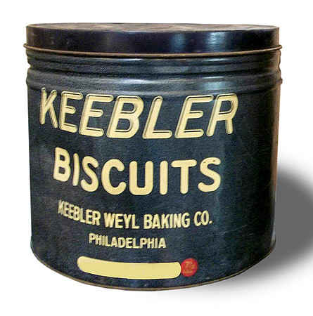 Biscuits Can & Lid—Keebler Weyl Baking Co.—