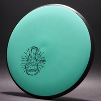 Atom, Fission—Lab Second—Black, Turquoise—Black