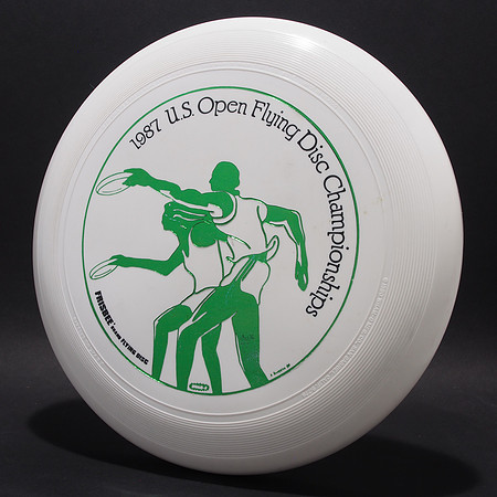 1987 US Open—Wham-O 80E Mold—White—Metallic Green