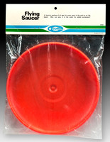 Flying Saucer—Spiral—Red—Flying Saucer Sticker—Package—Back
