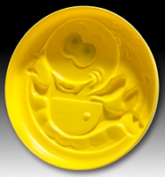 Amloid—Animal Pals Junior Flying Disc—Dolphin—Yellow—Bottom