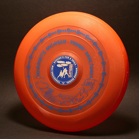 U.S. National Guts, 2013—Wham-O 15 Mold, 10th Style—Fire Orange—Blue