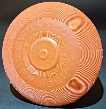 Wham-O Frisbee®—3 Mold—Red—Pat. Pend. on Esker—No T.M. Script—Extra Mold Flaws