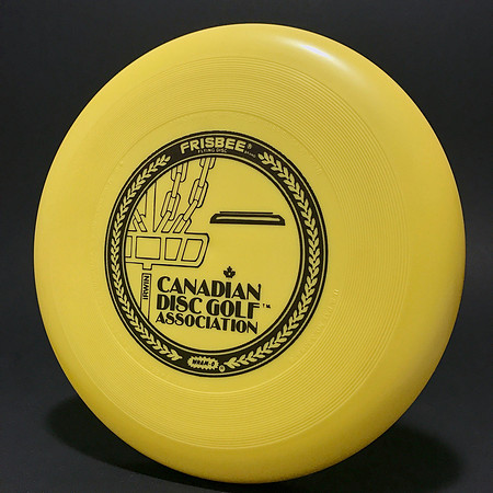 Canadian Disc Golf Association—Irwin—71C* Mold—Yellow—Black