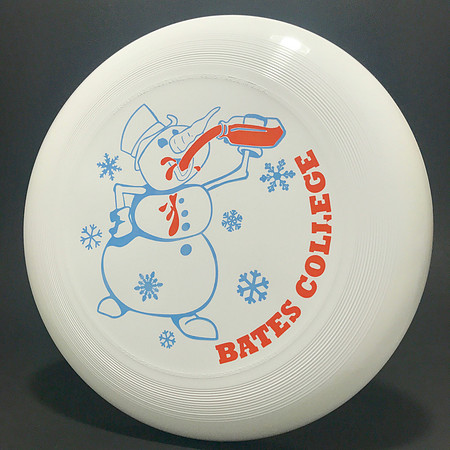 Bates College Orange Whip—Discraft Ultra-Star—White—Blue, Orange