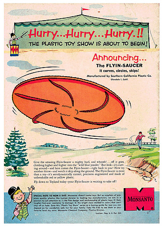 Monsanto—Flying-Saucer Ad—Lassie, November 1957
