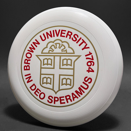 Brown University Ultimate—Wham-O 80 Mold—White—Gold, Red—No TMB