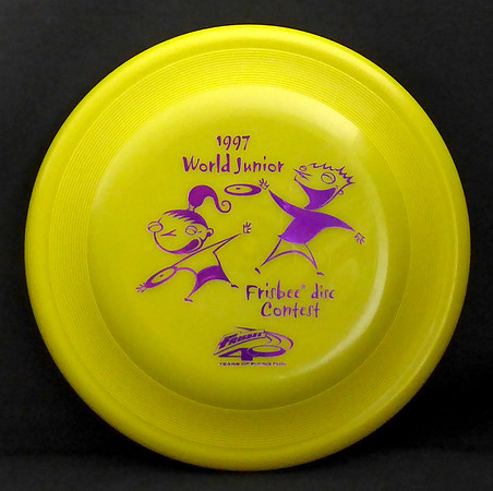 1997 World Jr. Contest—Wham-O FB15 Mold—Yellow—Metallic Purple
