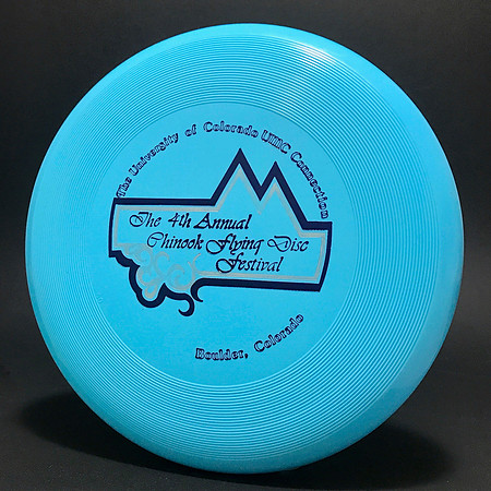 Chinook FD Festival, 4th—Wham-O 50 Mold—Blue—Blue, Silver