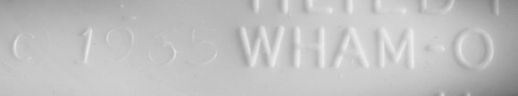 All American—10 Mold©1965—1st Style—Copyright Detail