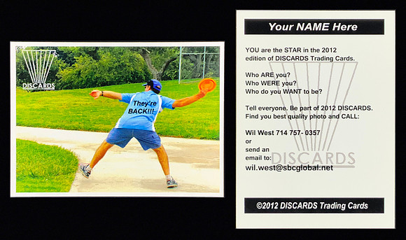 2012—DISCards Promo—#NNO—Your NAME Here