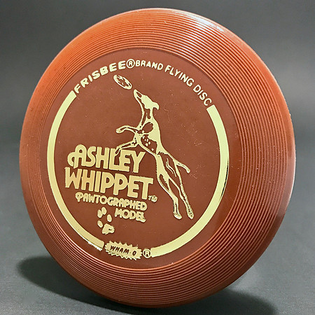 Ashley Whippet—Pawtographed Model—Wham-O Mini—Brown—Gold