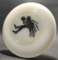 Wham-O 40 Mold—Black, Gold—Unpigmented—Double stamp, Misprint
