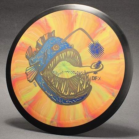 Photon, Cosmic Neutron—Angler Control—Orange-Yellow Burst, Black—Metallic Blue, Gold
