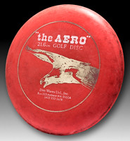 Aero (Pat Pend), DX—Disc Wares—Red—White, Gold
