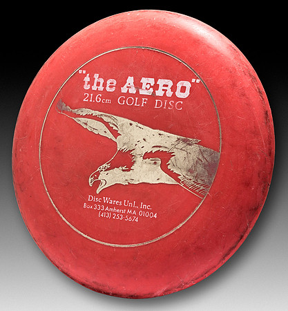 Aero (Pat Pend), DX—Disc Wares—Red—White, Gold