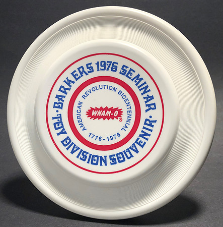 Barkers 1976 Seminar—Wham-O FB2 Mold—Red, Blue