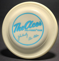 "The Aces" Pro Frisbee Team—Wham-O FB3 Mold—Aqua Blue