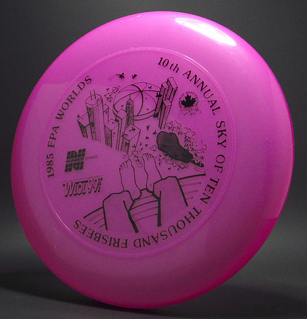 1985 FPA Worlds—Minneapolis—Discraft Sky-Styler—Pink—Black
