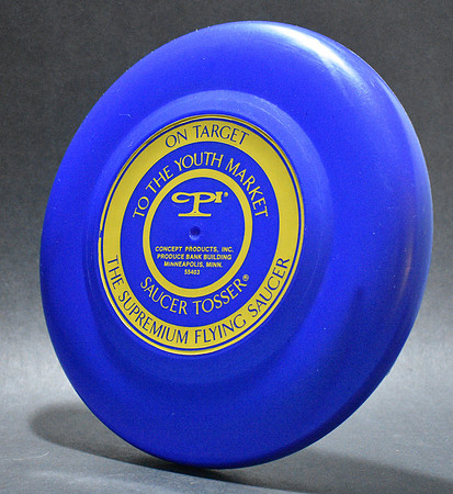 CPI Promo—Saucer Tosser—Style 2—Mold 1—Blue