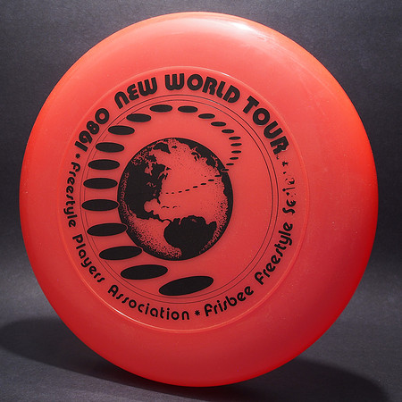 1980 FPA New World Tour—Discraft Sky-Styler—Orange—Black