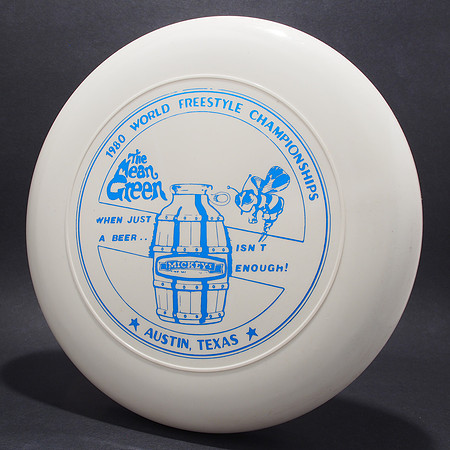 1980 FPA Worlds—Austin—Discraft Sky-Styler—White—Metallic Blue