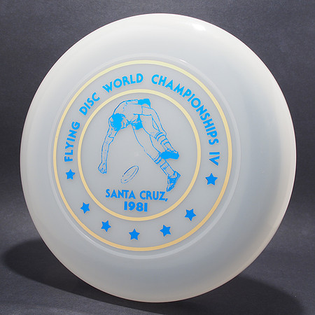 1981 WDC IV—Discraft Sky-Styler—Unpigmented—Gold, Metallic Blue