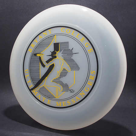 Bryant College Ult. Messangers—Discraft Sky-Styler—Unpigmented—Black, Yellow