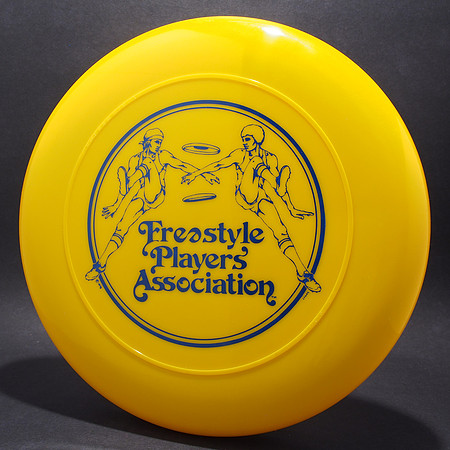 1979 FPA—Original Logo—Discraft Sky-Styler—Yellow—Blue