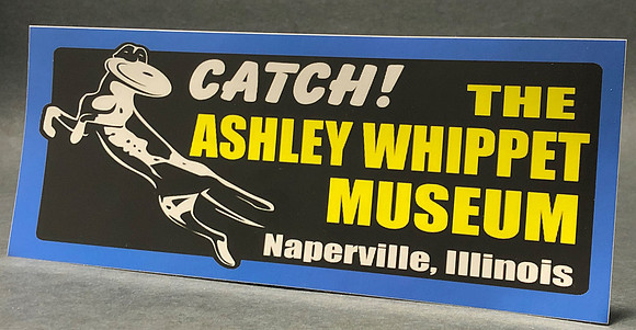 Ashley Whippet Museum—Black, White, Yellow, Blue