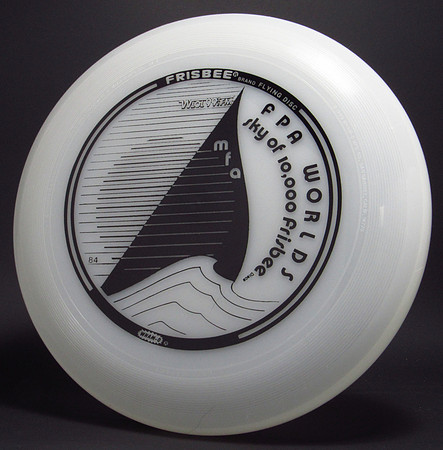 1984 FPA Worlds—Minneapolis—Wham-O 81E Mold—Unpigmented—Black