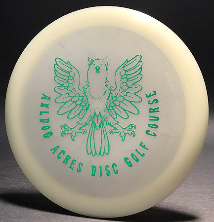 Axldog Acres DG Course—Innova Sidewinder—Glow—Metallic Green