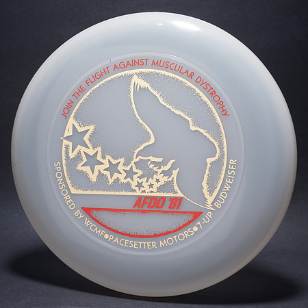 AFDO, 1981—Discraft Sky-Styler—Unpigmented—Metallic Red, Gold
