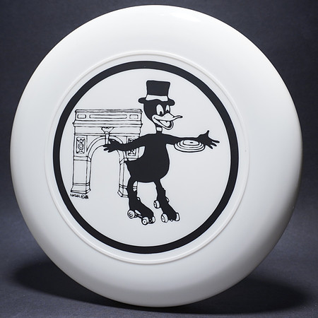 Angel Sanchez Personal Logo—Discraft Sky-Styler—White—Black