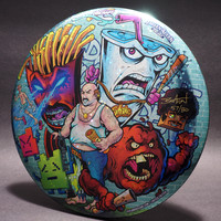 Brian Allen—"Aqua Teen Hunger Force Tribute"—Discraft Buzzz—Black—Supercolor™ Full Foil