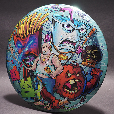 Brian Allen—"Aqua Teen Hunger Force Tribute"—Discraft Buzzz—Black—Supercolor™ Full Foil