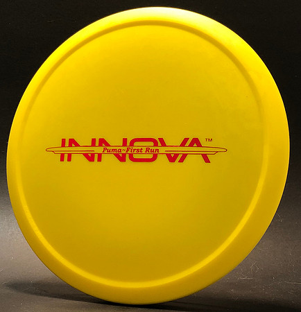 (Bar Stamps) Puma, DX—First Run Bar—Yellow—Metallic Red