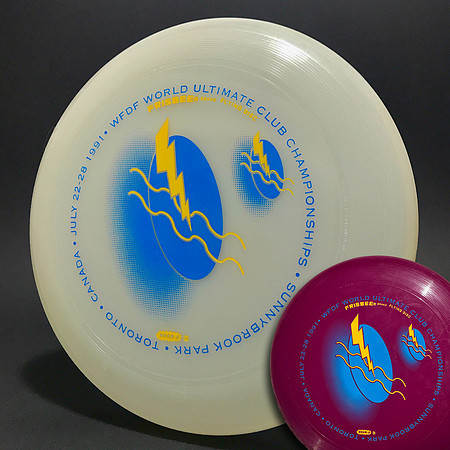 1991 WUCC—Toronto—Wham-O 82E Mold—UV—Blue, Yellow