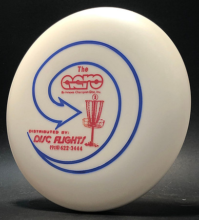 Aero (Pat Pend), DX—Disc Flights—White—Blue, Red