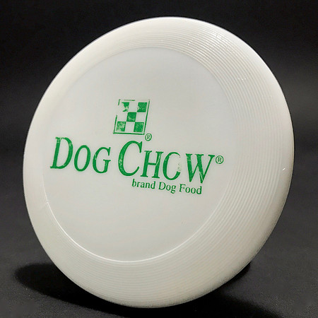 Dog Chow—Wham-O Mini—White—Green