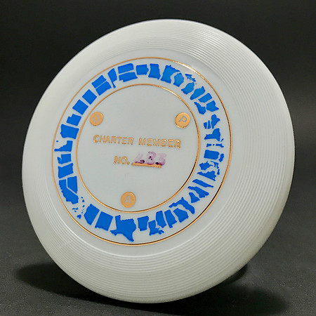 UPA—Charter Member #283—Wham-O Mini—White—Copper, Blue