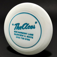 "The Aces"—Wham-O Mini—White—Turquoise