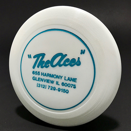 "The Aces"—Wham-O Mini—White—Turquoise
