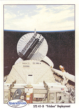 1990—Space Shots—#STS 41-D—"Frisbee" Deployment—Side 1