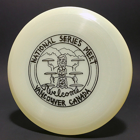 1978 Vancouver National Series Meet—Wham-O 41 Mold—Glow—Black