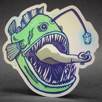 Angler Control, DFX—Green, Blue Hologram