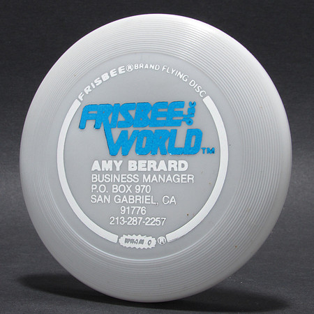 Amy Berard—Wham-O Mini—White—Silver, Metallic Blue