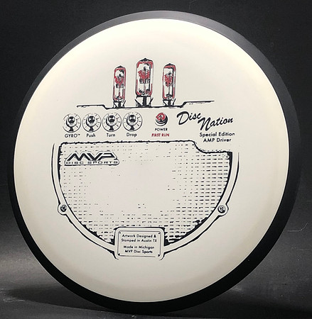 AMP, Neutron—First Run—Black, White—Black, Metallic Red