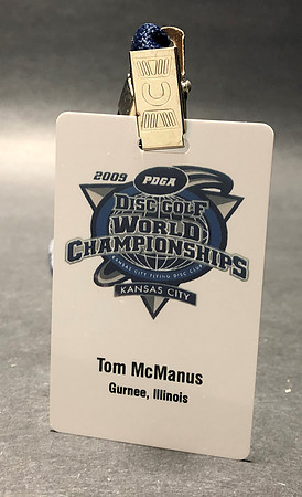 Badge—PDGA  WC, 2009—Competitor